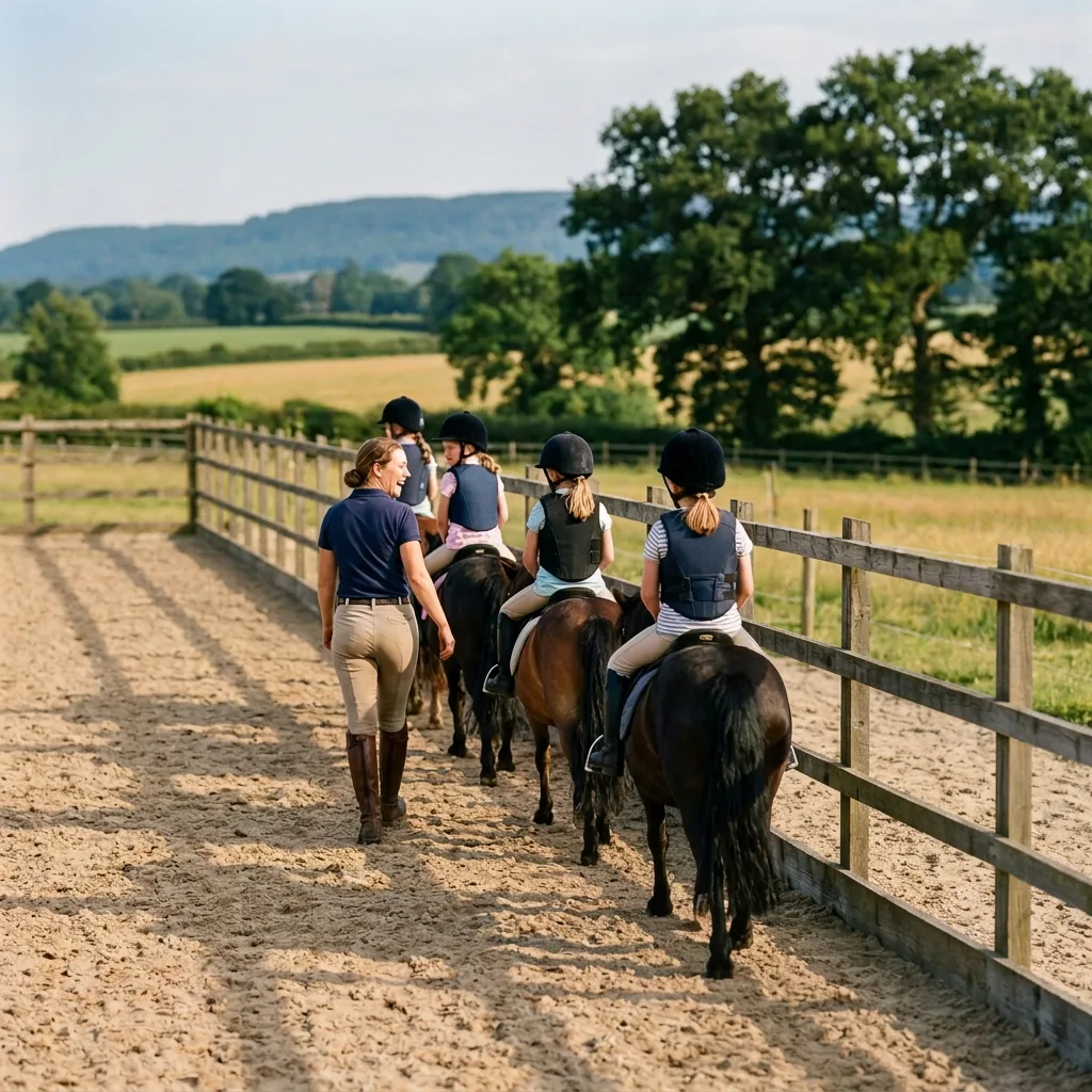 Cours de poney à Trèves, Rhône